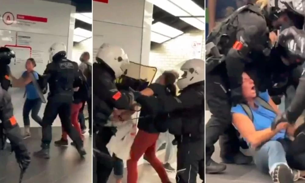 Γαλλία: Αστυνομικοί τη χτυπούσαν άγρια γιατί μπήκε σε μαγαζί ανεμβολίαστη